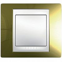 Рамка 1 пост UNICA ХАМЕЛЕОН, золотой | код. MGU66.002.804 | Schneider Electric